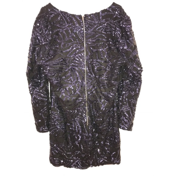 FashionNova Navy Blue Sequin Dress - 1X - Picture 5 of 8